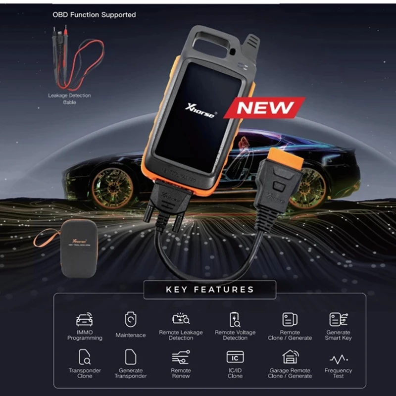 Программатор ключей Xhorse VVDI Max Pro инструмент с MINI OBD добавлением чипа CAN FD XT27/ID48 на