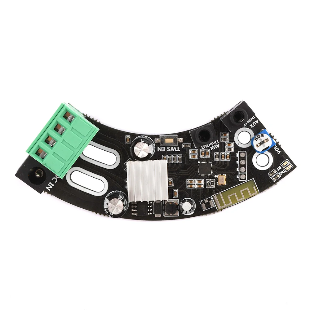 

2 channel ceiling-mounted Blue-tooth audio power amplifier DC9-24V support TWS function AUX audio input 2*40W