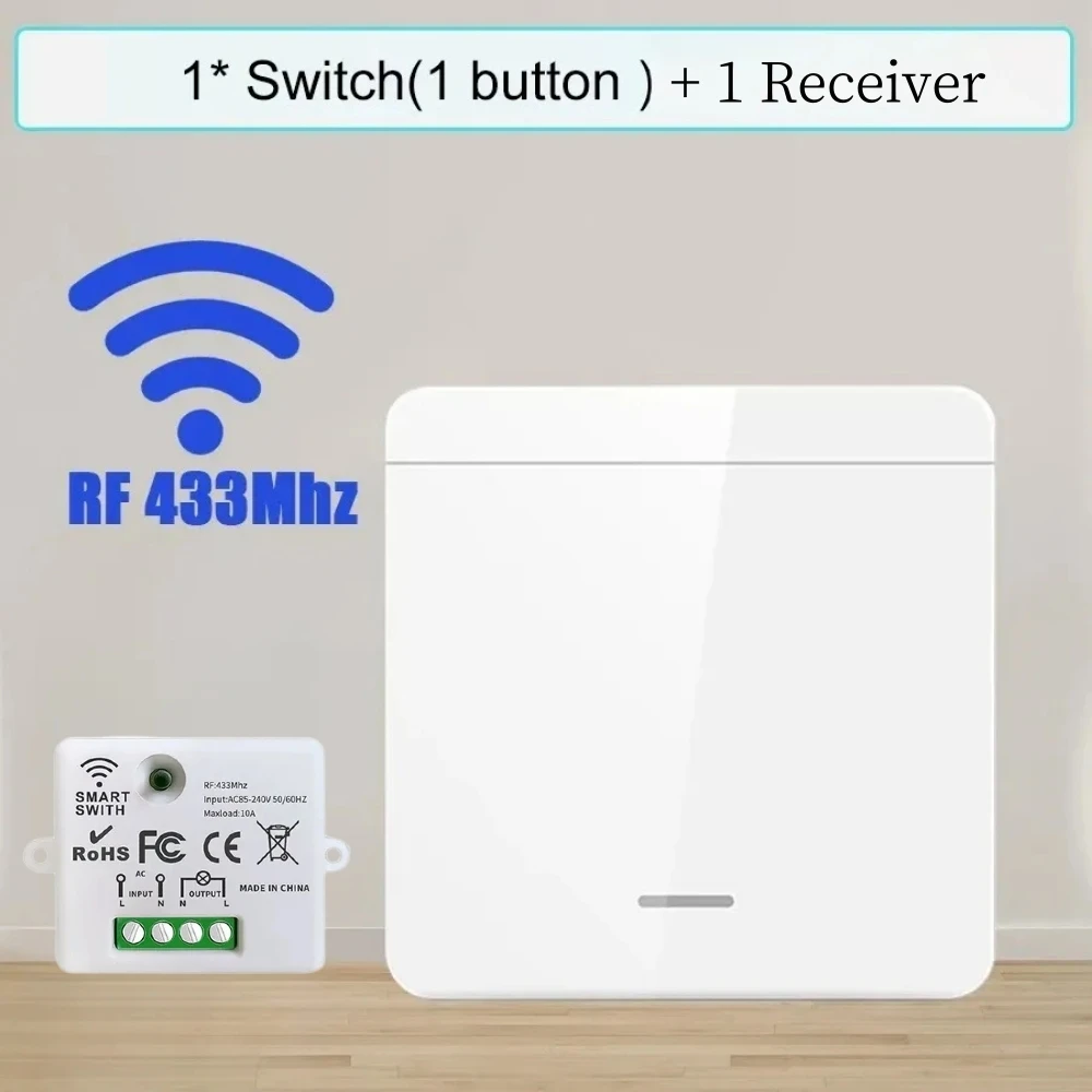 

KEBIDU беспроводной выключатель света 433МГц