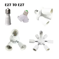 Переходники (разветвители) на 2/3/4/6 патронов Е27 Переходники (разветвители) на 2/3/4/6 патронов Е27