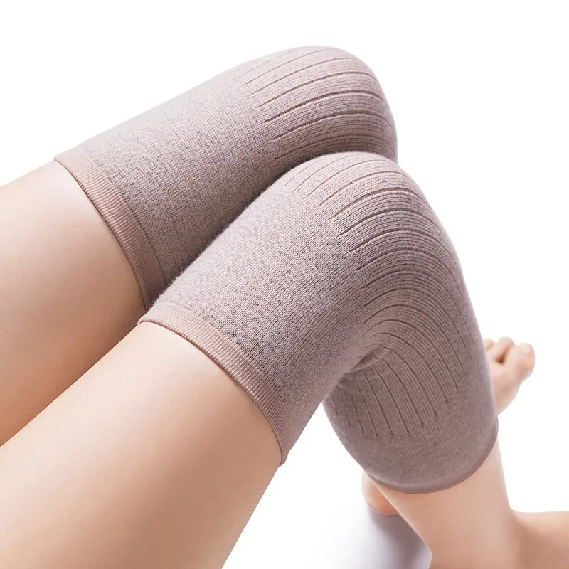 

Jusenda Light Cashmere Knee Protector Elastic Knitted Not Bloated Warm Leg Warmers Multi-Color Selection for Both Men and Women