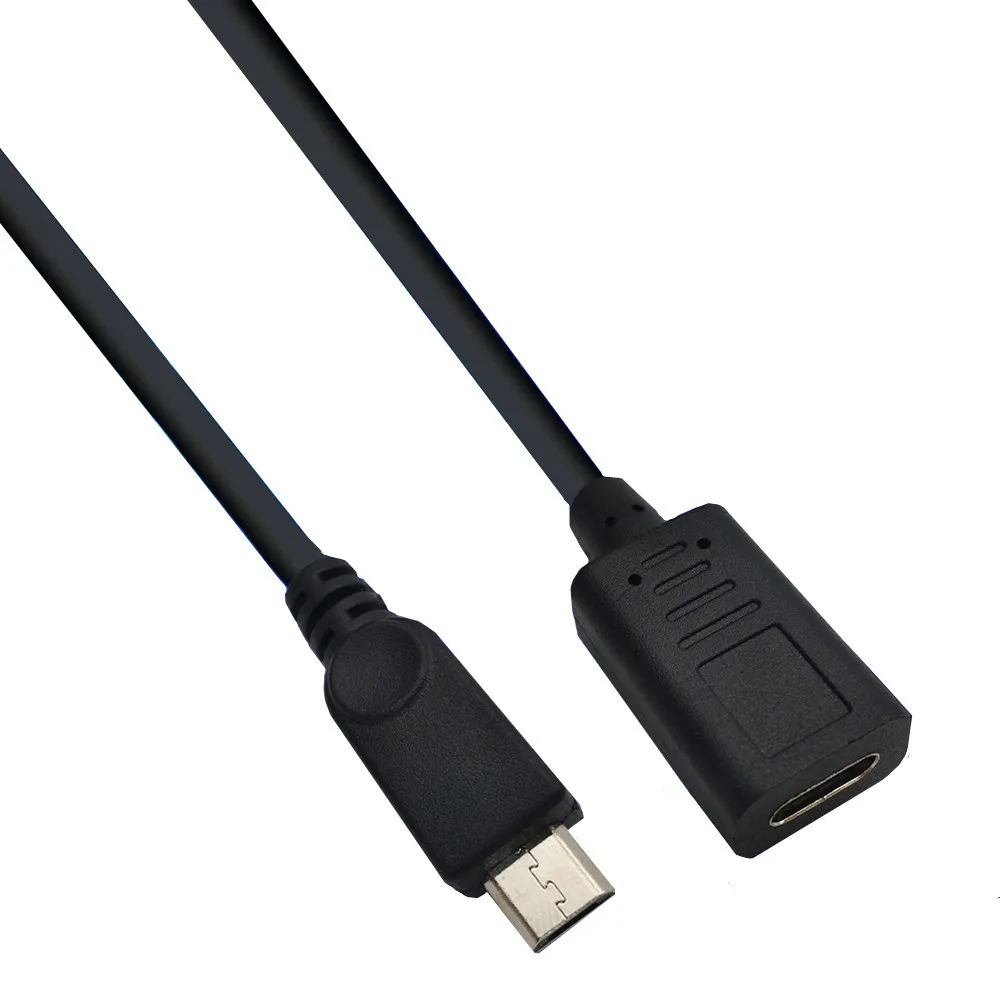 Кабель-адаптер для зарядки и передачи данных Mini male/micro male к Type-c female - купить по