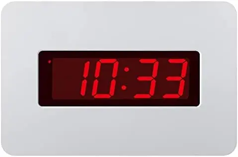 

Reloj de Pared Digital LED con dígitos Grandes Reloj Despertador Alimentado por batería para la Sala de Estar del Dormitorio (