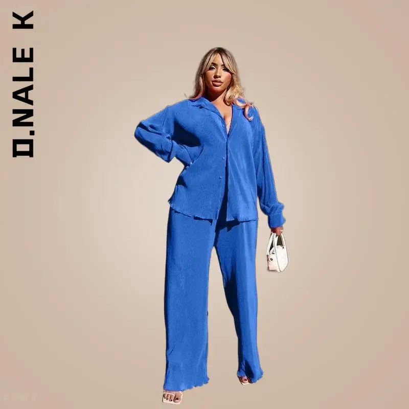 D.Nale K Women Set New Sexy Long Pants Loose 2 Piece Set Long Sleeve Jogging Suits For Women Chic Female Women's Warm Suit