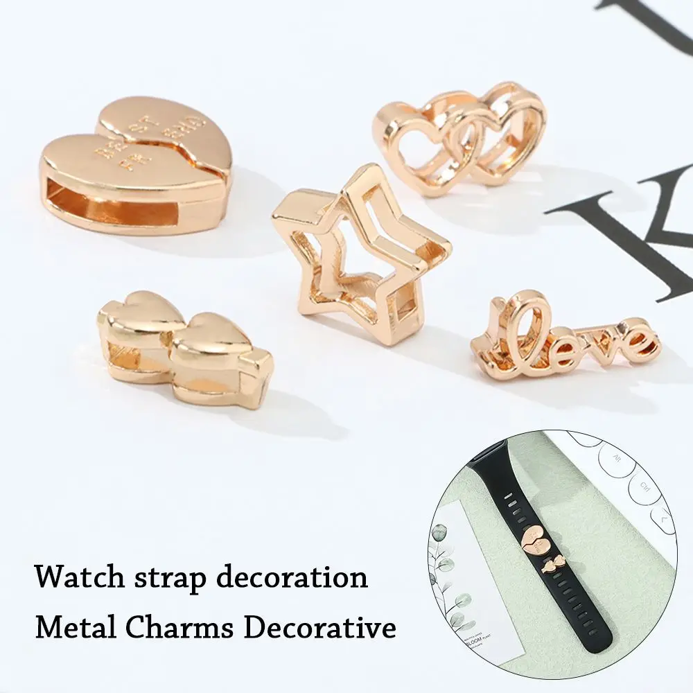 

Nails Strap Accessories Bracelet Decorative Ring Watch Band Diamond Ornament Metal Charms Decorative Wristbelt Charms