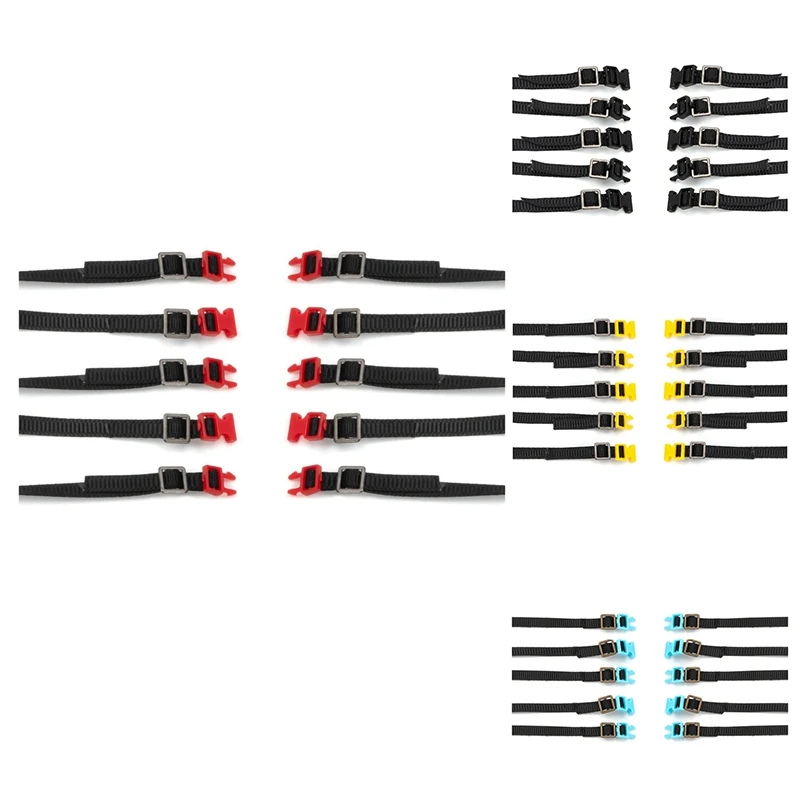 

10 шт. багажник на крышу автомобиля на радиоуправлении декоративный ремешок для 1/10 RC Crawler автомобиль AXIAL SCX10 Traxxas TRX4 RC4WD D90 CC01