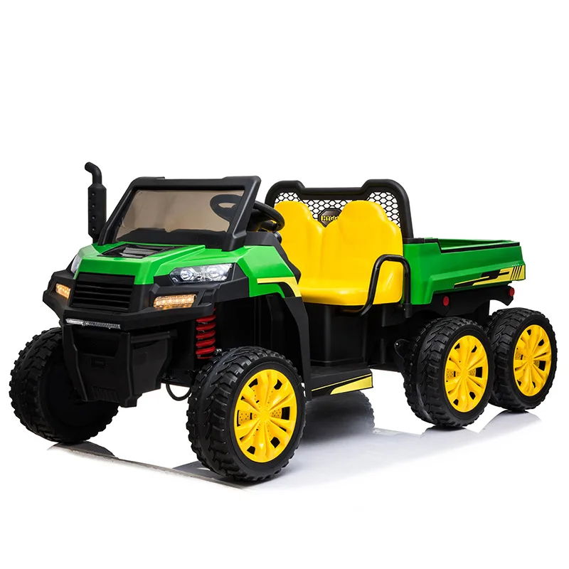 

Hot Sale Big Size Popular Six Wheels Drive Children Ride On Cars Battery Toy Kids Electric Tractor For 8 Year Kids