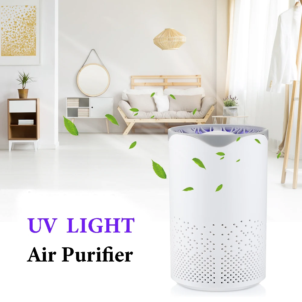 

Air Purifier Electric Automatic Air Freshener Compact Desktop Purifiers Filtration with Night Light Air Cleaner Filters for Home
