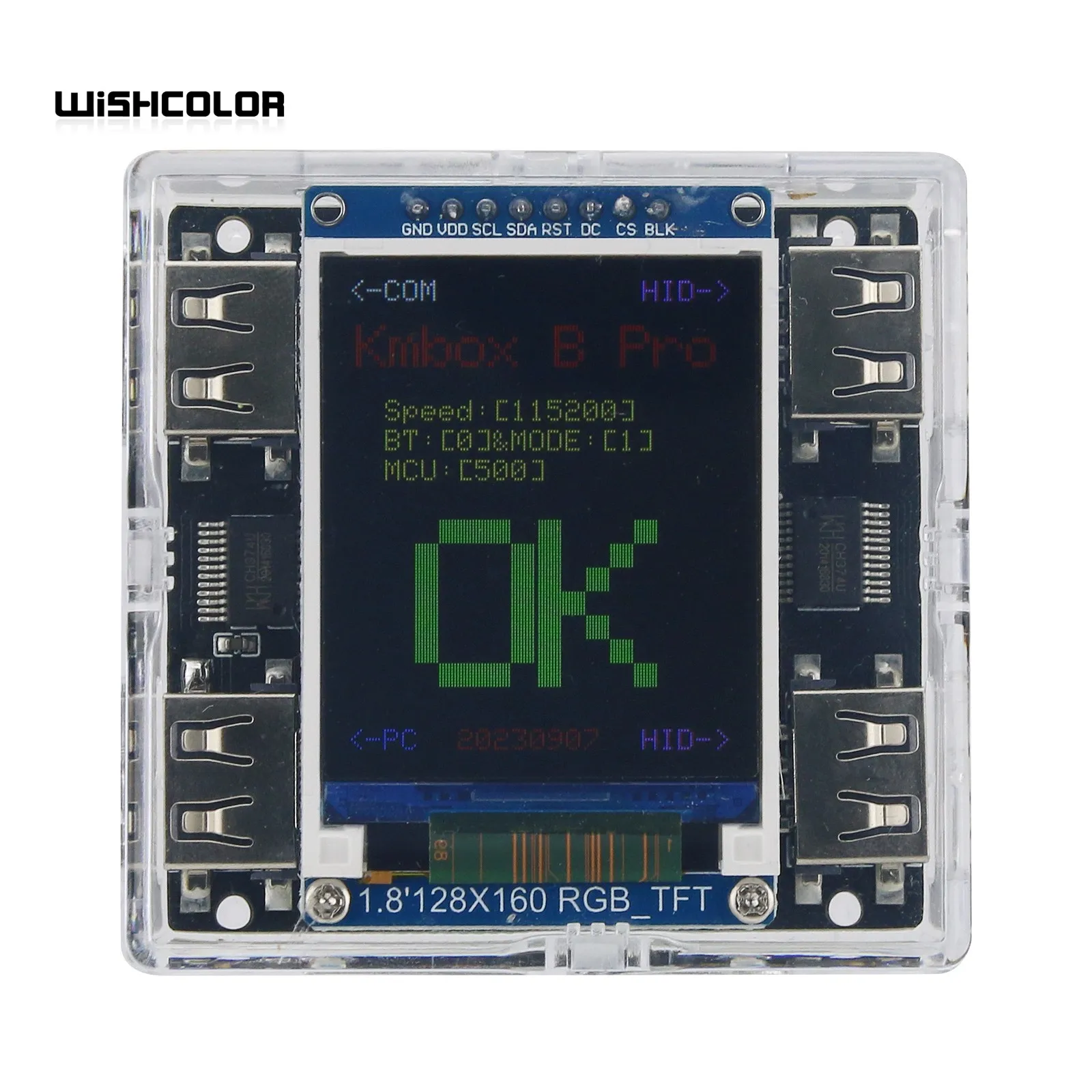 Wishcolor Kmbox B+ (Pro) Контроллер клавиатуры и мыши AI вспомогательная клавиатура мышь