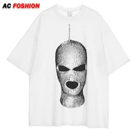 hip hop gothic t shirt men streetwear tops mask graphic print punk rock tshirt harajuku casual cotton short sleeve tee shirts