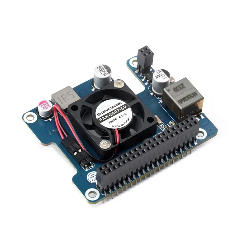 5 в 12 В PoE для PI5 Raspberry Pi RPI Power Over Ethernet модуль вентилятора Охлаждающий радиатор Плата