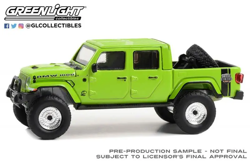 

GreenLight 1/64 2021 Jeep gladiator "Hellephant" Collector Edition Metal Diecast Model Race Car Kids Toys Gift