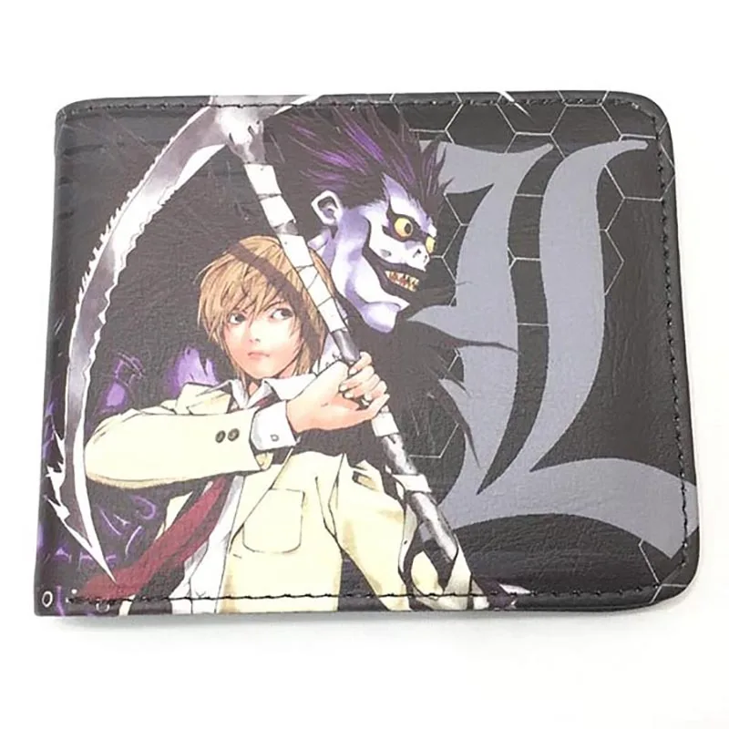 Короткий кошелек аниме Death Note с карманом для монет сумка денег мужчин и женщин |