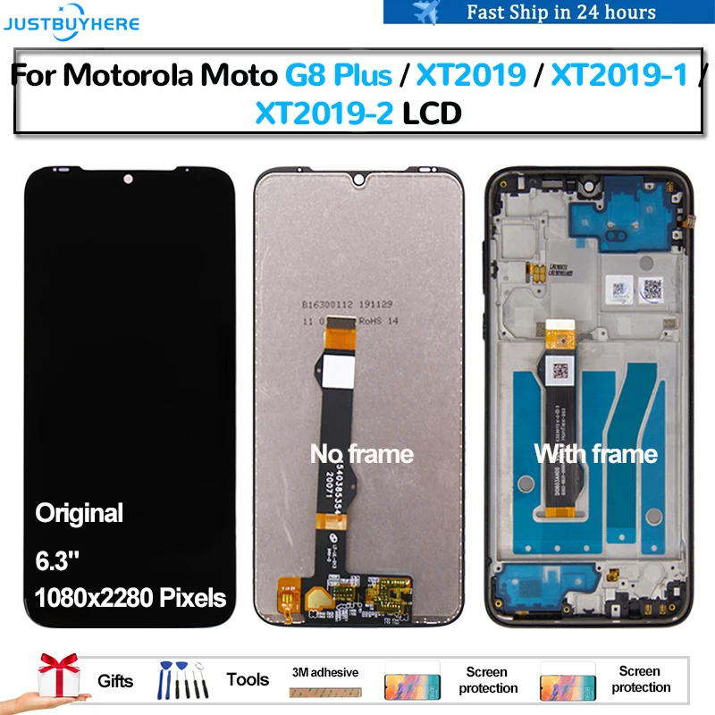 Оригинальный сенсорный ЖК-дисплей для Motorola Moto G8 Plus XT2019