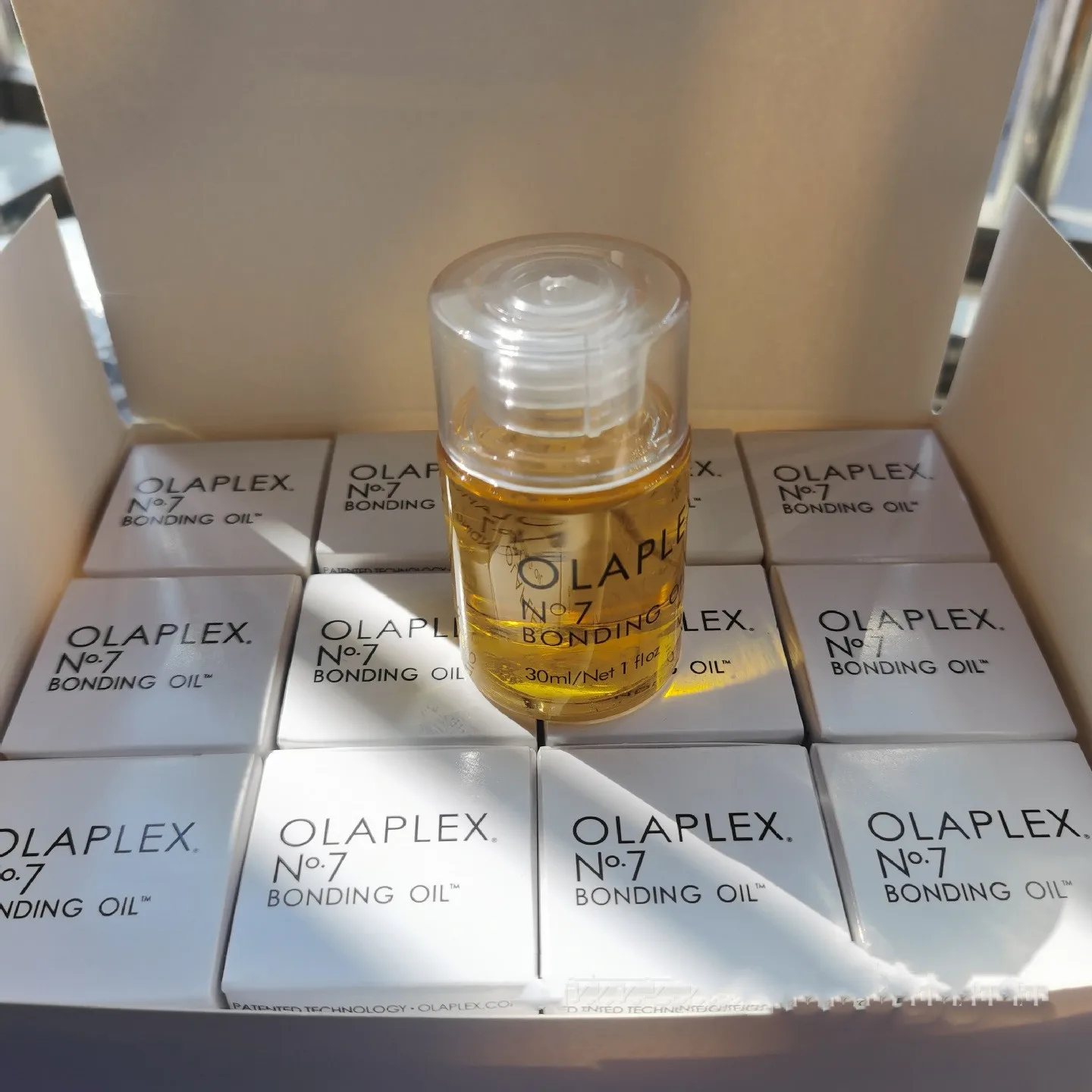 Фото OLAPLEX № 7 Уход за волосами эфирное масло краска для поврежденных мягкое Термостойкое восстанавливающее масло для волос уход за волосами соединительное масло для ухода за волосами №3