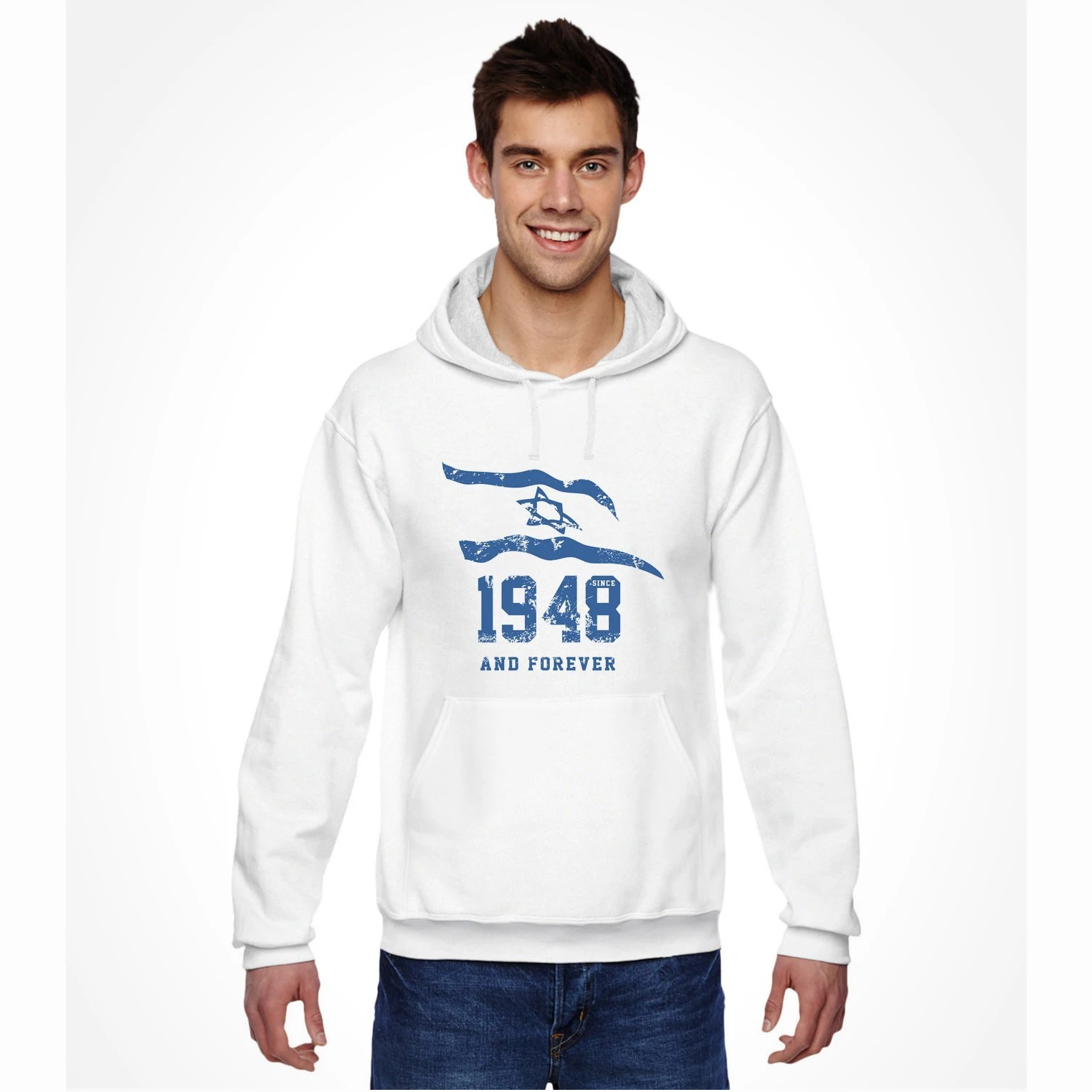 

Israel IDF Paratroopers "Kravi Ze Hachi Achi" Hebrew Hoodie 100% Cotton Comfortable Casual Mens Sweatshirt Streetwear
