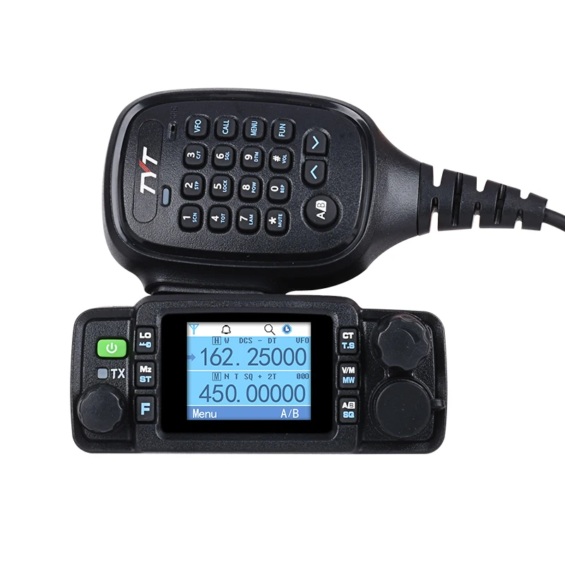 TYT TH-8600 Mini 25 Watt Dual Band Mobile Radio Station IP67 Waterproof Radio VHF UHF Transceiver