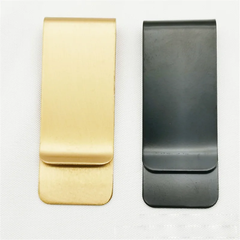 

Quality Stainless Steel Metal Money Clip Fashion Simple Silver Dollar Cash Clamp Holder Wallet for Men Women