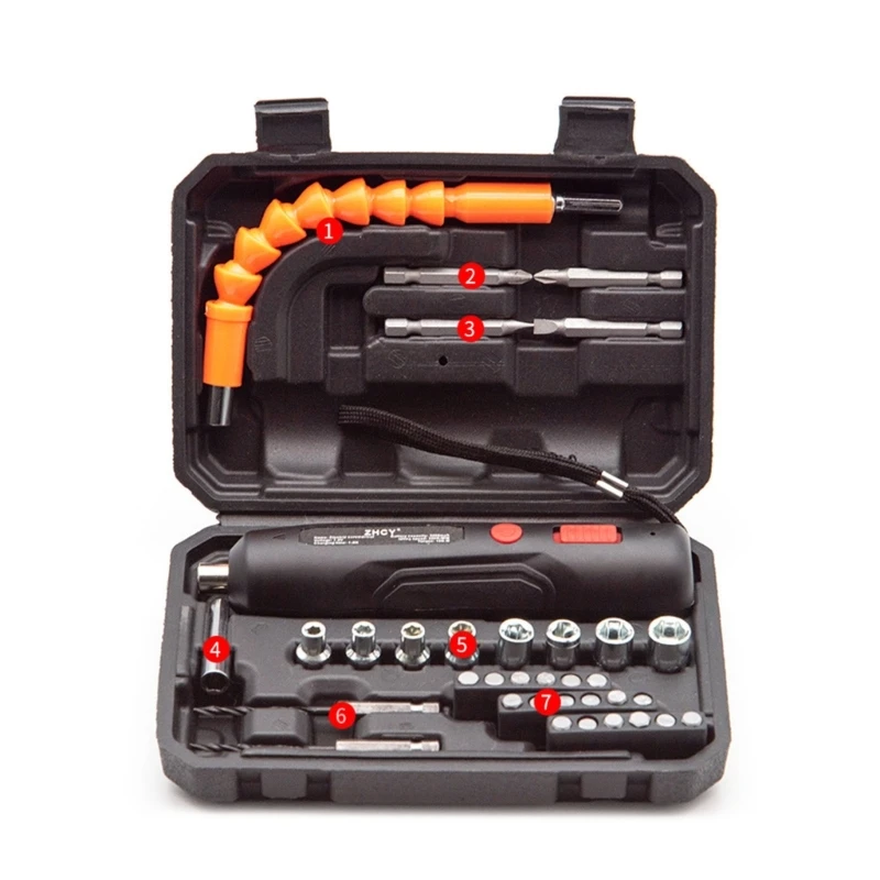 

Electric Screwdriver Rechargeable Mini Home Screwdriver Driver Multifunction