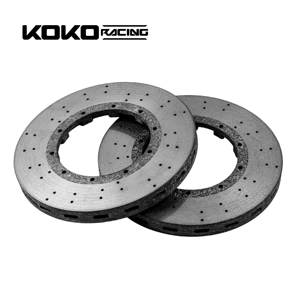 Фото Высокопроизводительные карбон-керамические тормозные диски Koko Racing для Wuling Xingchi №3