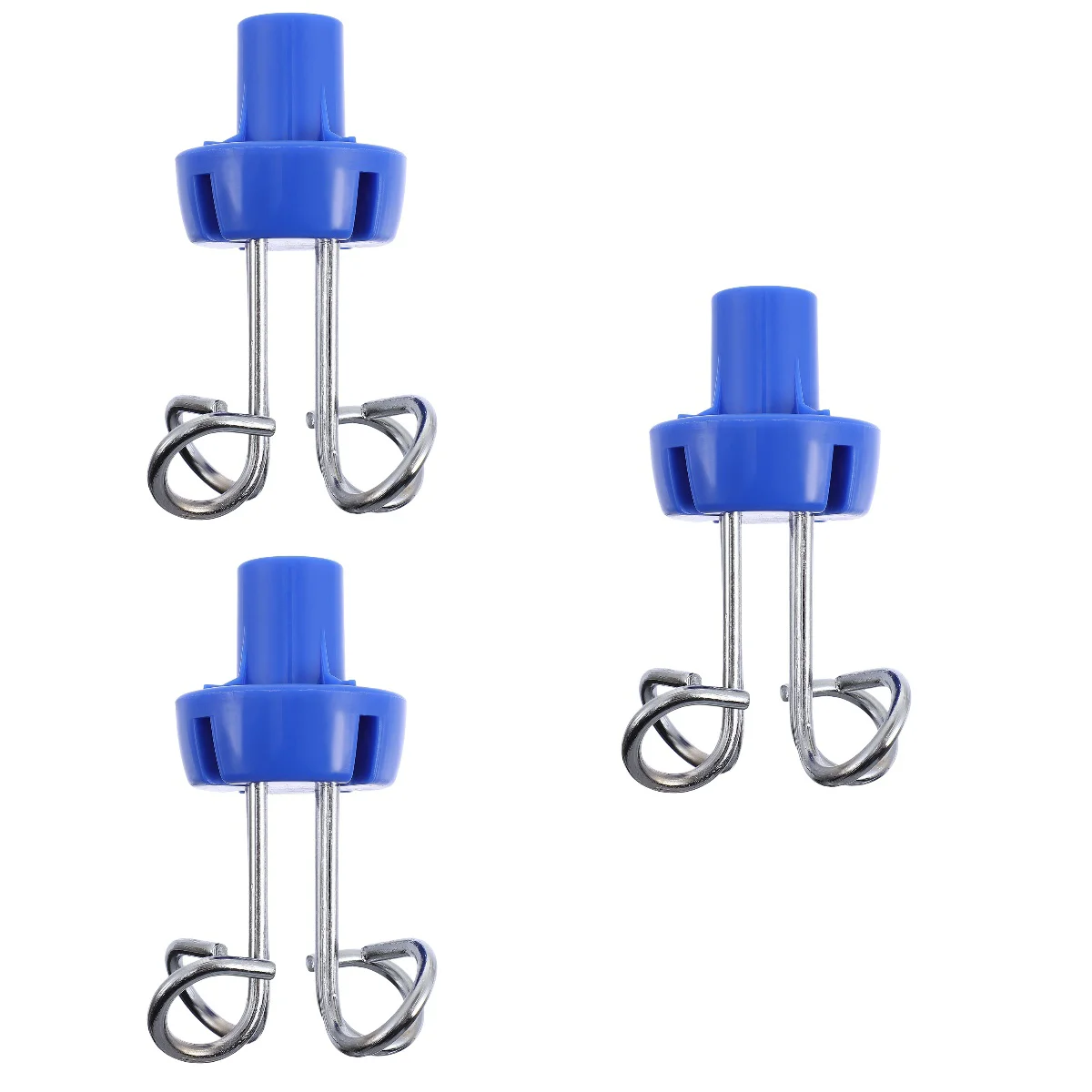 

3pcs Stainless Steel Vertical Infusion Rack Hook Metal Clothes Hanger for Clinic