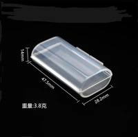 300pcslot masterfire 2 x 1 5v aaa battery holder storage box case 2 slots aaa 3a 3v batteries container cover transparent