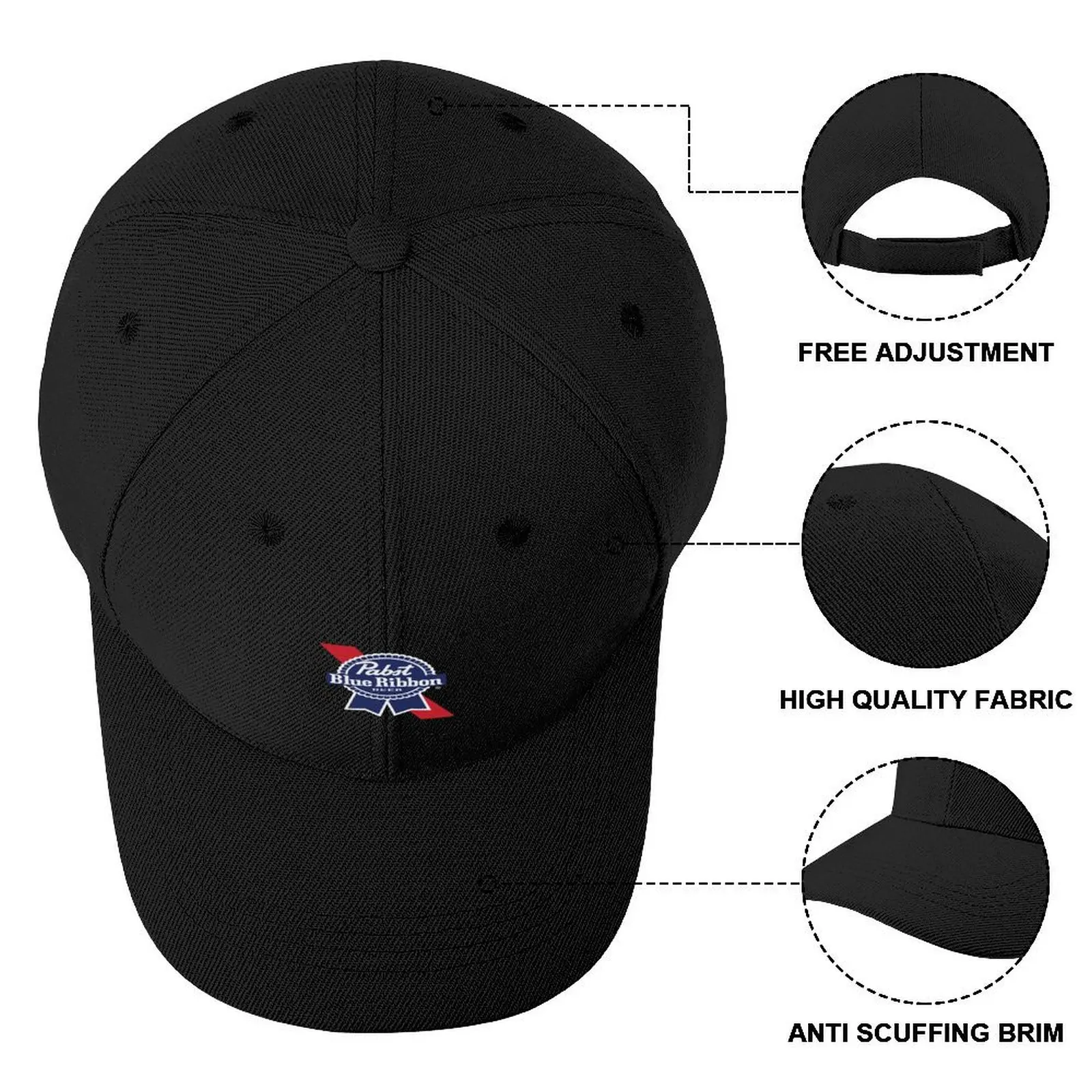 Бейсбольная кепка для пива Pabst с синей лентой походная шляпа от солнца летняя