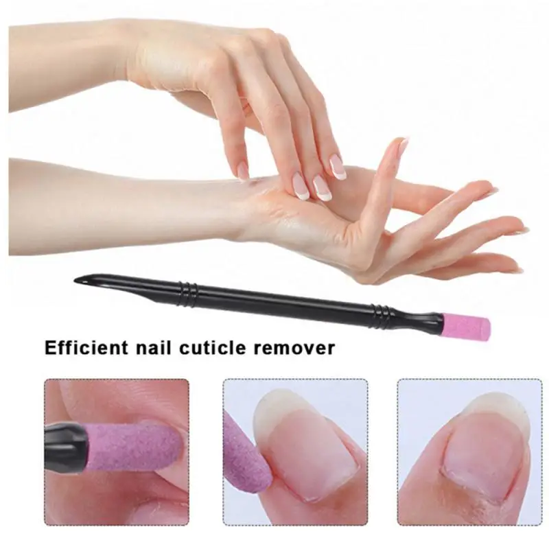 

1PC Portable Quartz Grinding Pen Nail Cuticle Scissors Dead Skin Remover Nail Polish Manicure Stick Nail Files Accessories Tool