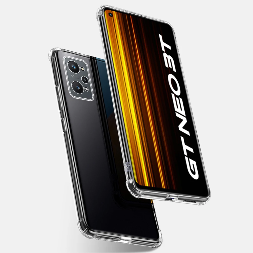 Подушка безопасности Realmi Silicon Coque для Realme GT Neo 3T Transparent Funda Realmegt Neo3t Antifall Shell Cover Case