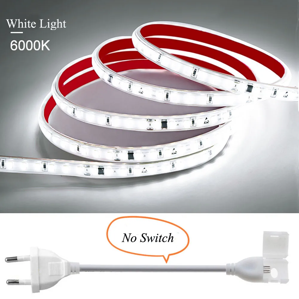 

WAAJEA светодиодная лента 120 LED/м тёплый/холодный белый 220В