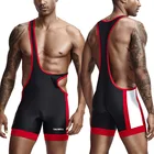 Комбинезон мужской облегающий, хлопковая майка для борьбы, боди, соблазнительное нижнее белье для геев, одежда для воркаута