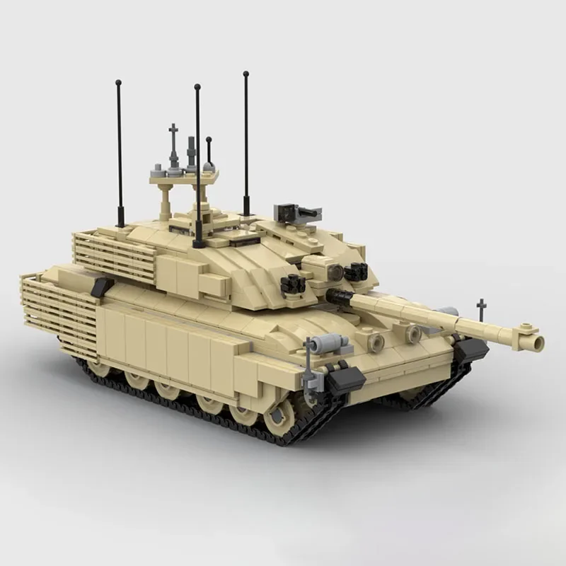 Модель военного оружия Moc строительные блоки Challenger 2 TES технология танка