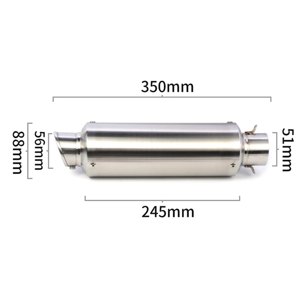 51 мм мотоцикл Лев Винс выхлопная труба для мотокросса мото с E-mark глушитель Kawasaki