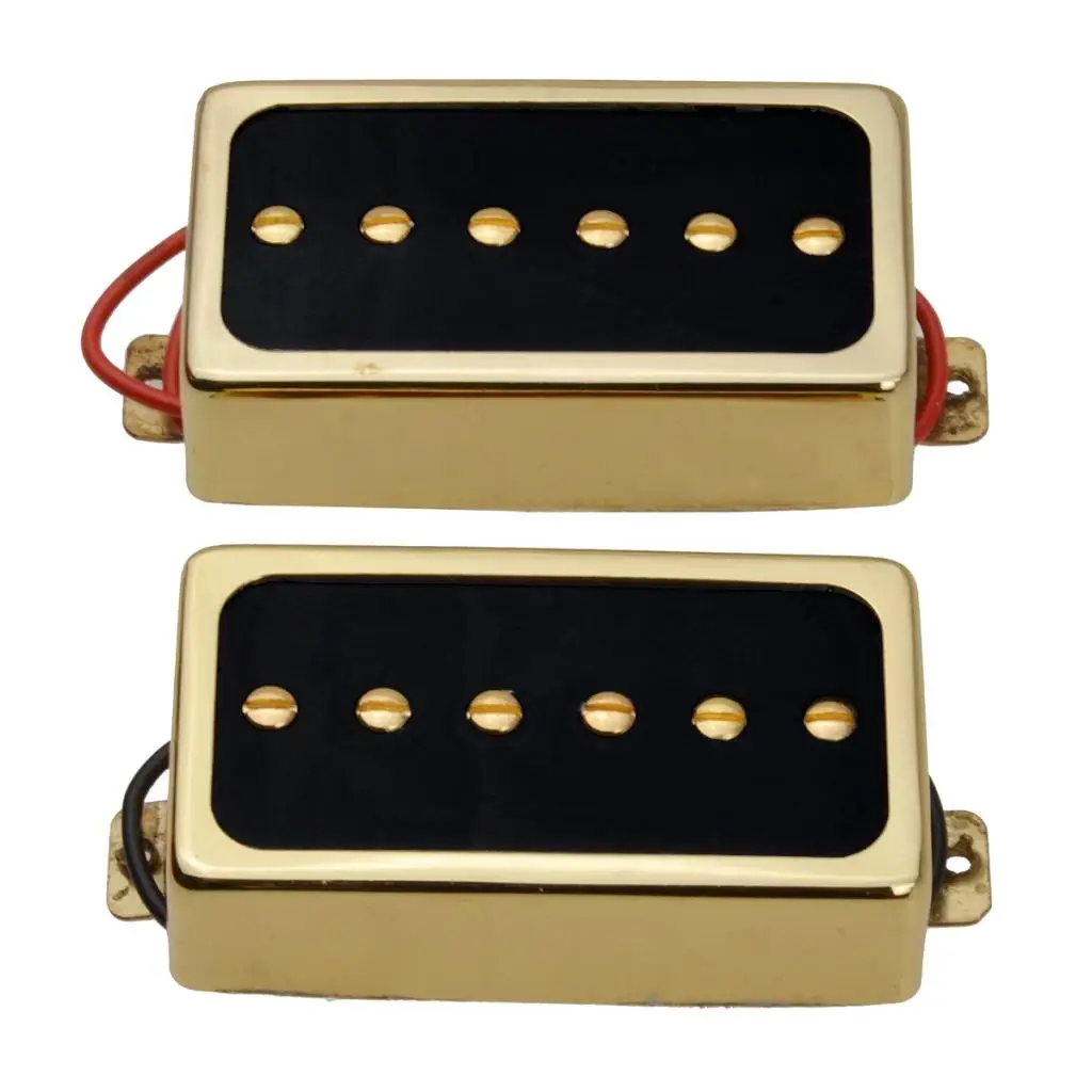 

2pcs Neck Bridge Pickups Golded Replacement for Electric Guitar