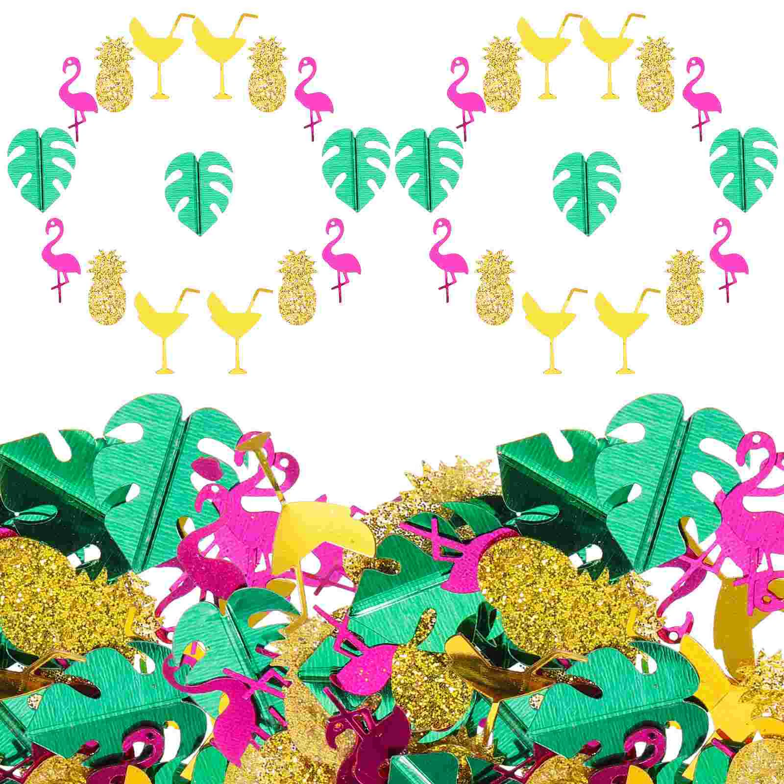 

Hawaiian Confetti Ornament Table Decorations Party Decors Wedding Centerpieces Favor