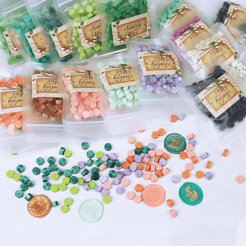 100 шт. восковая печать в стиле ретро цветные восковые бусины скрапбукинг подарок
