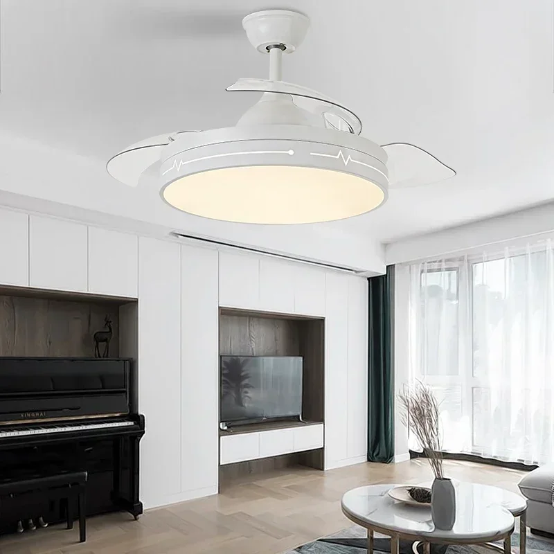 Скандинавский невидимый вентилятор лампа для ресторана гостиной Tmall умный