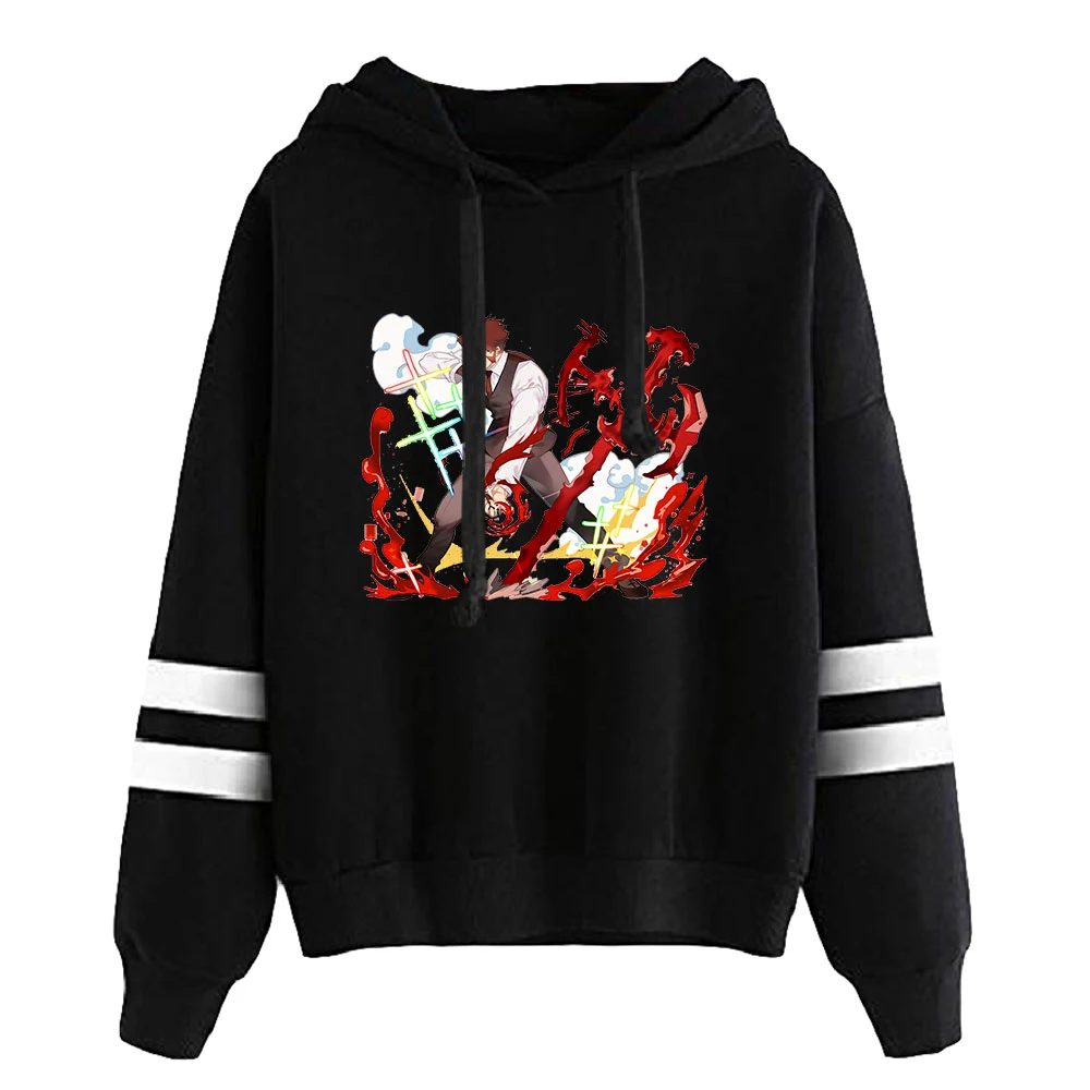 

Kekkai Sensen Hoodies Unisex Long Sleeve Pullover Hooded Sweatshirts Women Men Streetwear Casual Anime Clothes