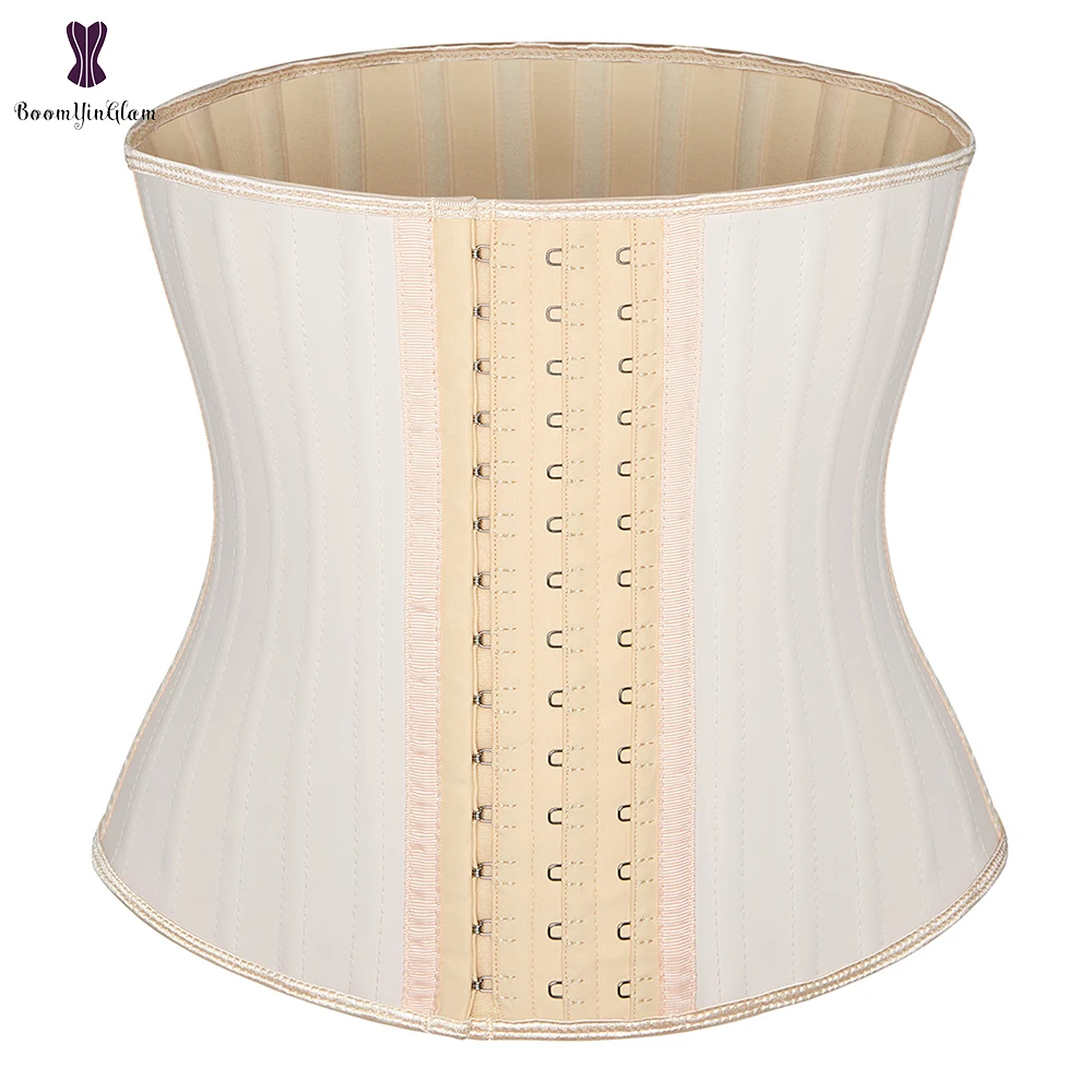 Latex Waist Trainer 25 Steel Bones Women Binders And Shapers Corset Body Shaper Colombian Girdles Slimming Belt