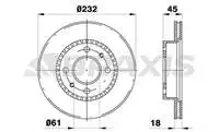 

Зеркало тормозного диска AE0655 ALMERA 1.4I