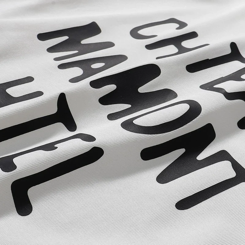 Высокое качество 1:1 Стильная футболка IH NOM UH NIT с круглым вырезом и коротким