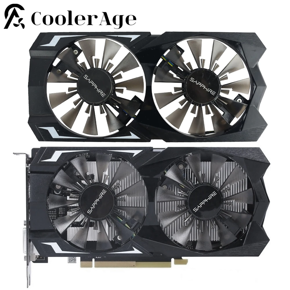 Охлаждающий вентилятор для видеокарты Sapphire RX 460 со штативом диаметром 85 мм GA91B2H