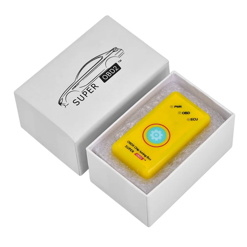 Супер OBD2 ECU чип тюнинг коробка инструмент Superobd2 сброс кнопки экономия топлива ECOOBD