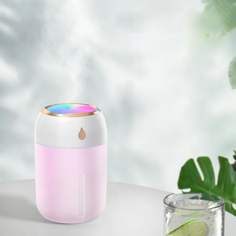 

Air Humidifier Ultrasonic LED Lamp USB Mini Essential Oil Diffuser With Romantic Ligh Car Purifier Aroma Anion Mist Maker
