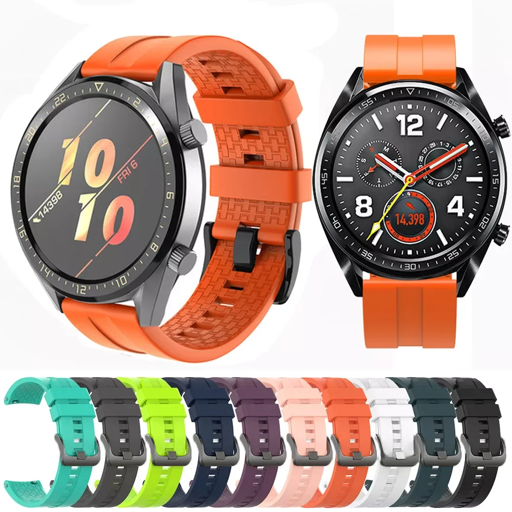 

Hot Replacement Watchbands for HUAWEI WATCH GT 2 GT3 46mm/GT Active/HONOR Magic Silicone Straps Band GT2 Pro Official Bracelet