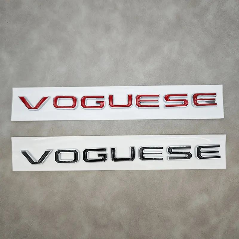 3d Abs Vogue Se Эмблема С Буквами Для Land Rover Range Наклейка На Заднюю Часть Автомобиля