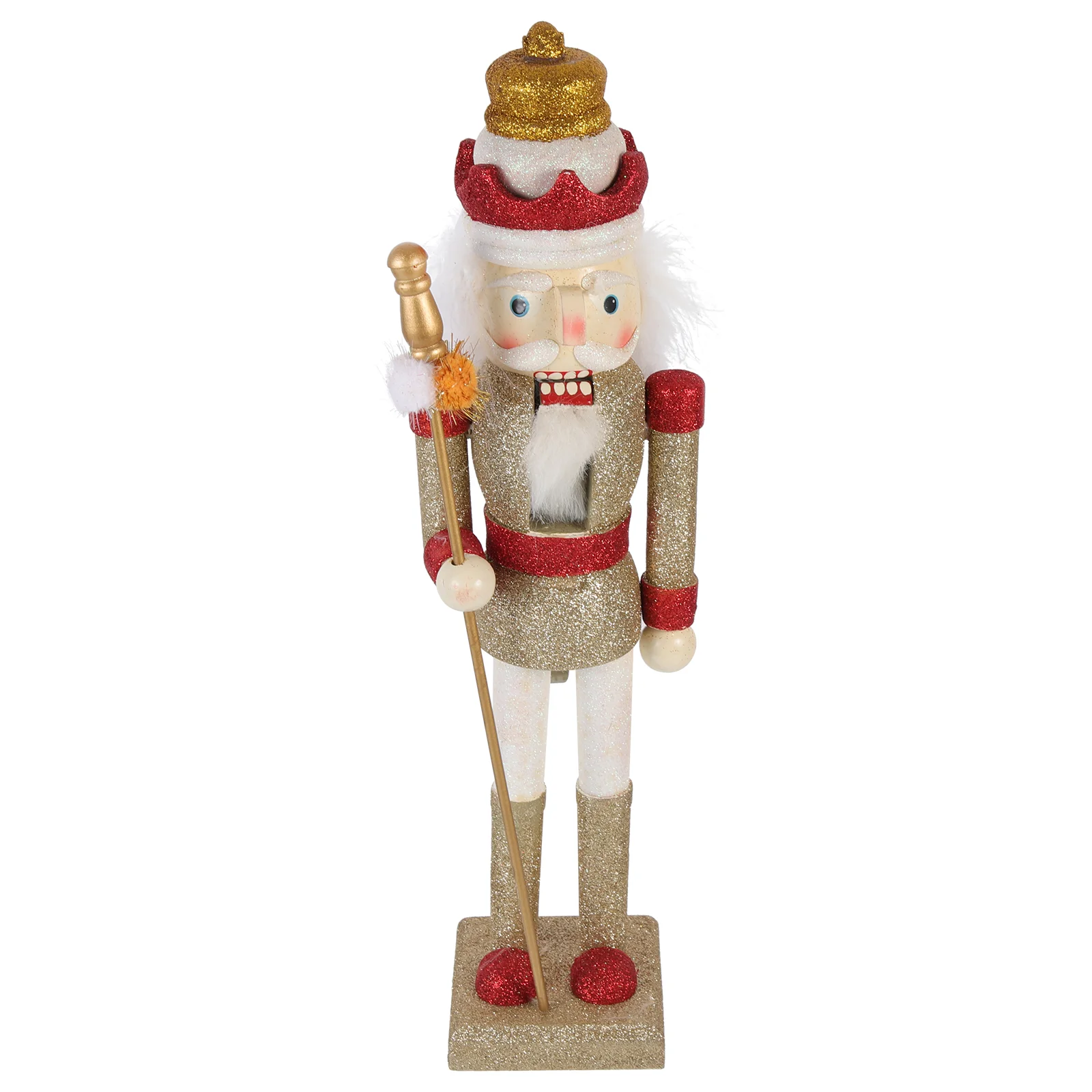 

Nutcracker Christmaswooden Desktop Decor Nutcrackers Ornament Wood Soldier Figures Puppet Decoration Decorations Holiday Party