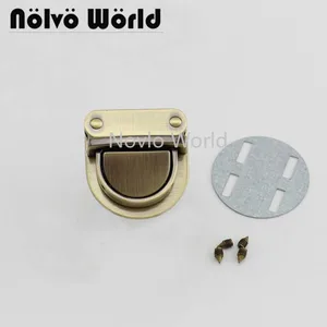 1 набор тест, 5 видов цветов, высокая мода металлическая вилка замок сумочка кошелек замок Кожа ремесло замок diy Аппаратные аксессуары