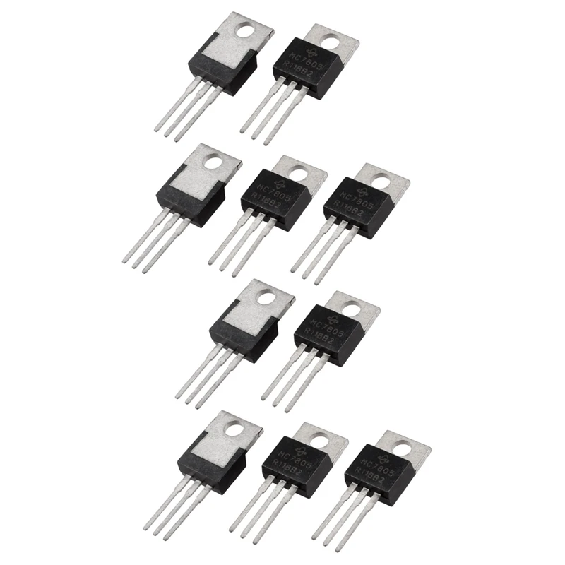 

10 шт., 3 клеммы, 1,5 А, 5 В, L7805CV, Положительные регуляторы напряжения