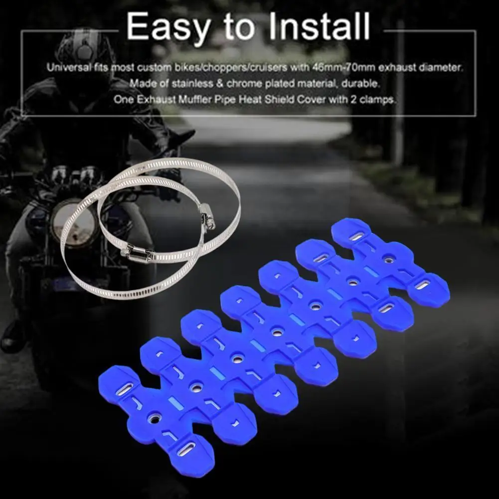 

Универсальный выхлопной глушитель CAKEN для мотоцикла, защита для мотокросса, модификация выхлопной системы, защитная крышка для выхлопных г...